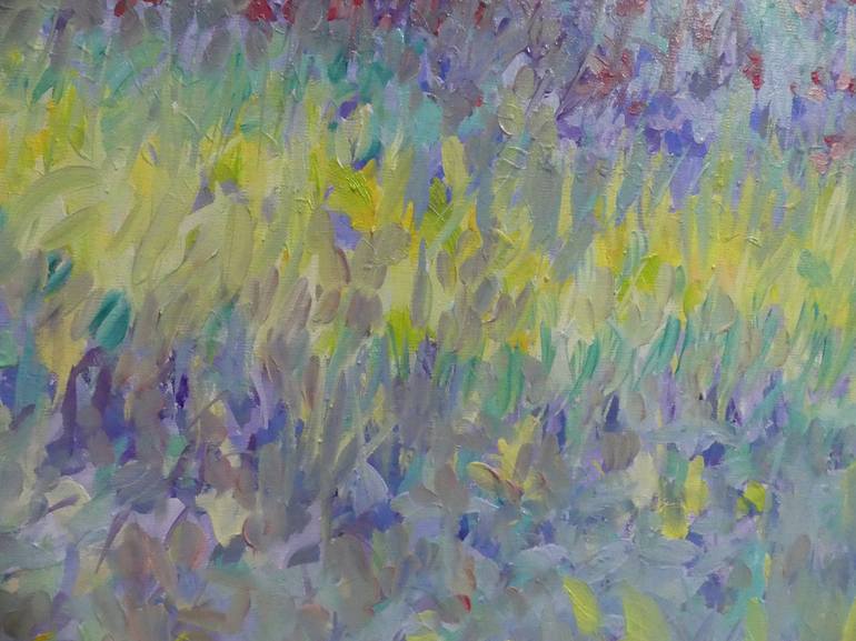 Original Impressionism Seasons Painting by Lesley Blackburn