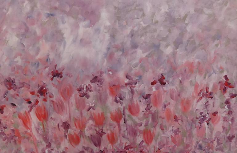 Original Impressionism Floral Painting by Lesley Blackburn