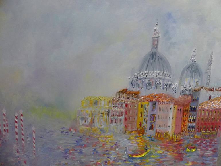 Original Architecture Painting by Lesley Blackburn