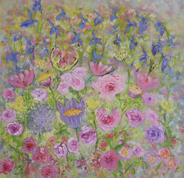 Original Floral Painting by Lesley Blackburn