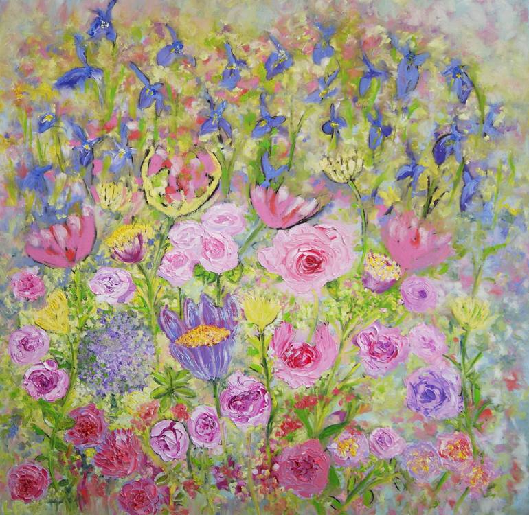 Original Floral Painting by Lesley Blackburn