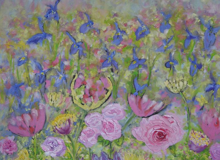 Original Floral Painting by Lesley Blackburn