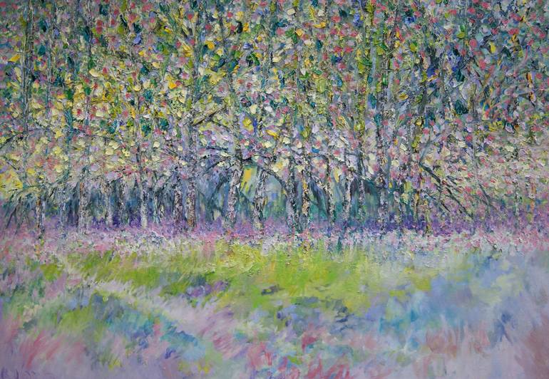 Original Impressionism Landscape Painting by Lesley Blackburn