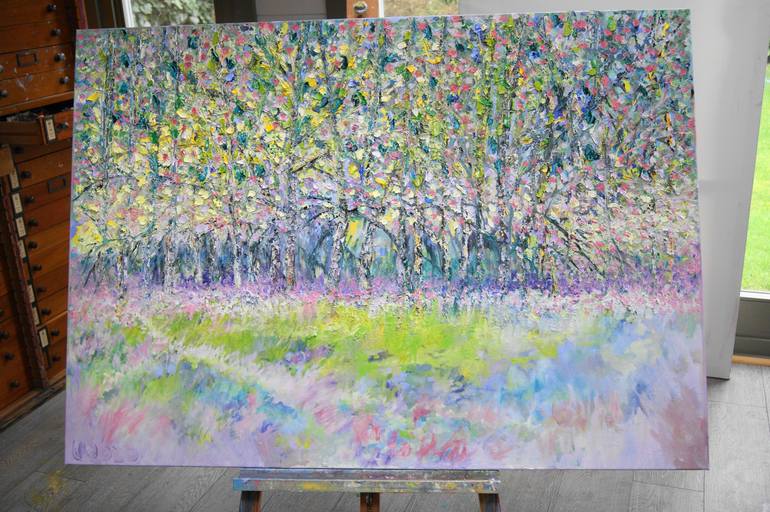 Original Impressionism Landscape Painting by Lesley Blackburn