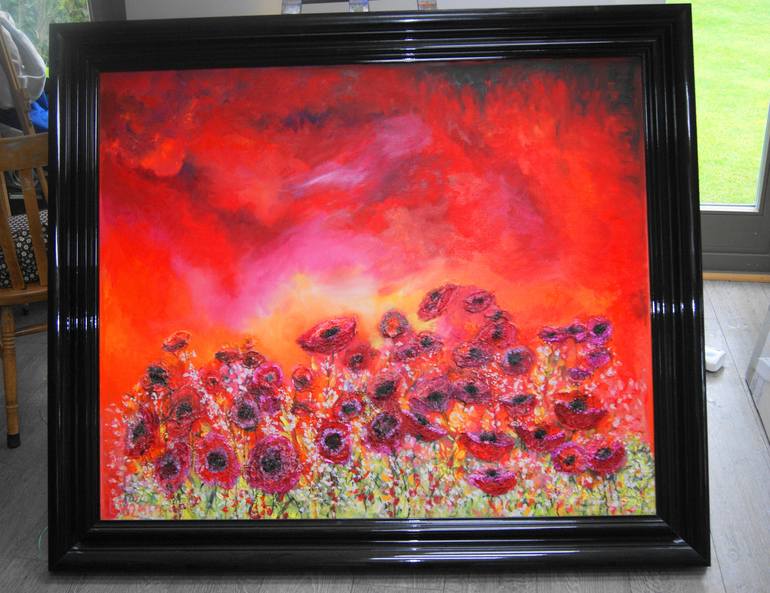 Original Floral Painting by Lesley Blackburn