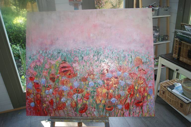 Original Floral Painting by Lesley Blackburn