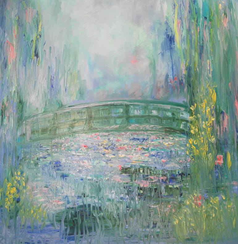 Original Impressionism Landscape Painting by Lesley Blackburn