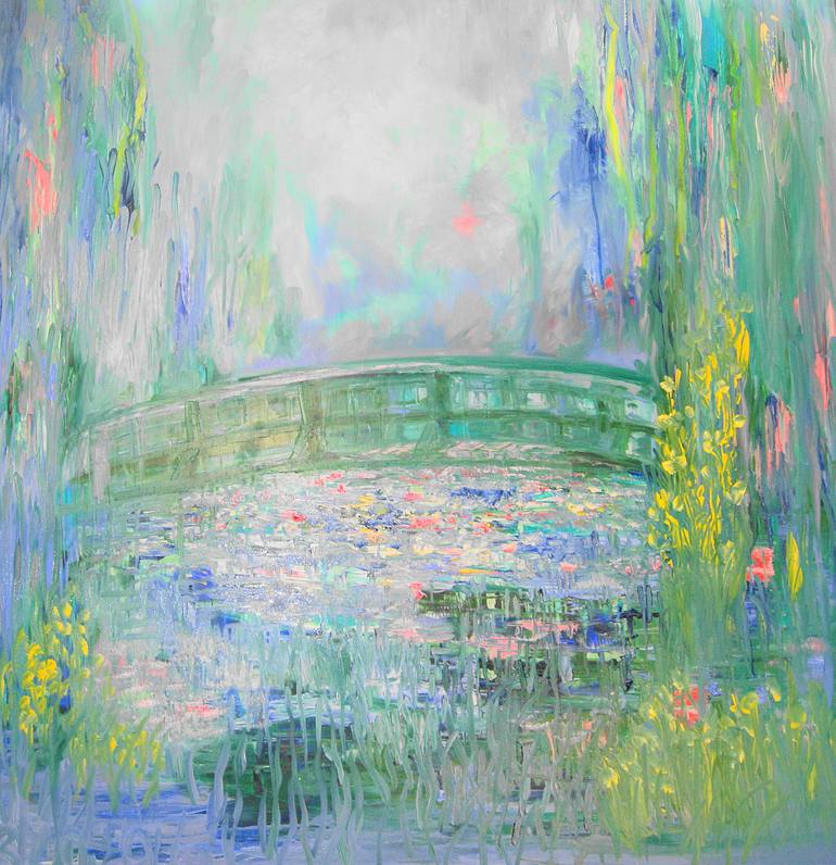 Original Impressionism Landscape Painting by Lesley Blackburn