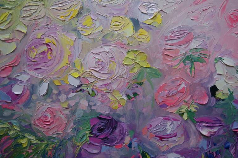 Original Floral Painting by Lesley Blackburn