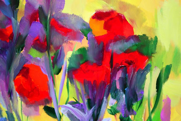 Original Floral Painting by Lesley Blackburn