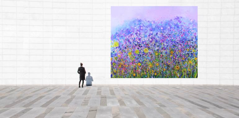 Original Impressionism Floral Painting by Lesley Blackburn
