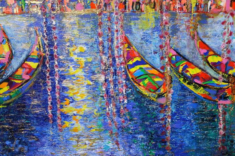 Original Impressionism Water Painting by Lesley Blackburn