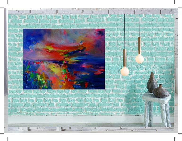 Original Impressionism Seascape Painting by Lesley Blackburn
