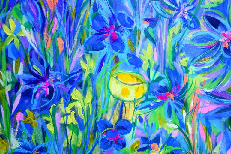 Original Floral Painting by Lesley Blackburn