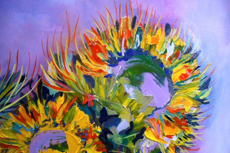 Original Floral Painting by Lesley Blackburn