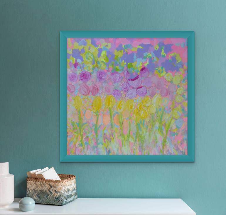 Original Floral Painting by Lesley Blackburn