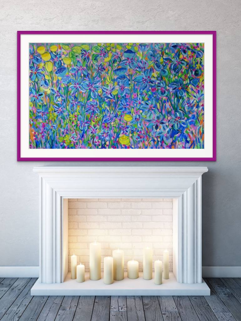 Original Impressionism Floral Painting by Lesley Blackburn