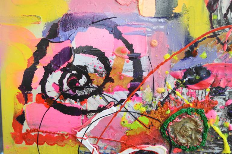 Original Abstract Expressionism Abstract Painting by Lesley Blackburn