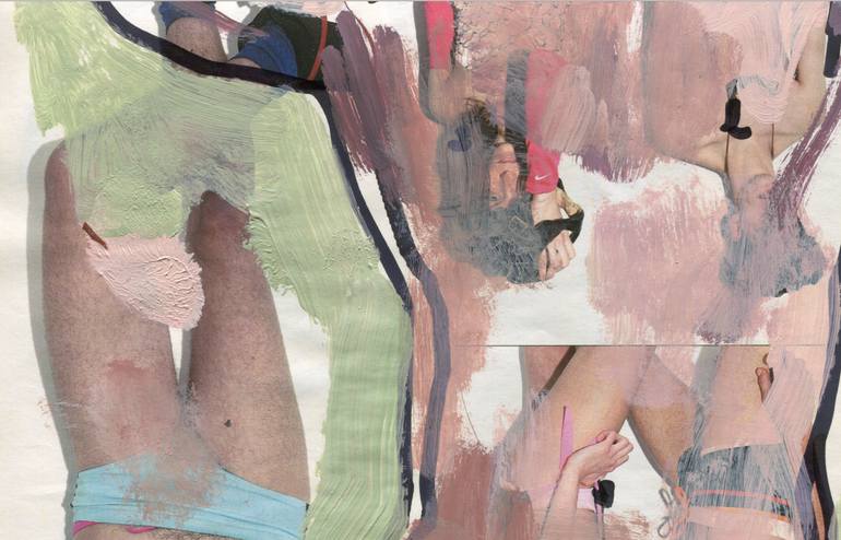 Original Expressionism Nude Painting by Onze Centonze