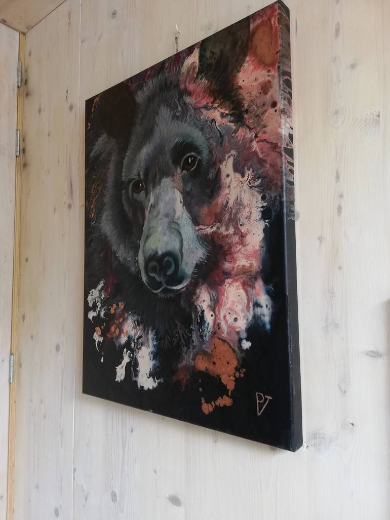 Original Expressionism Animal Painting by Petra Verlooij