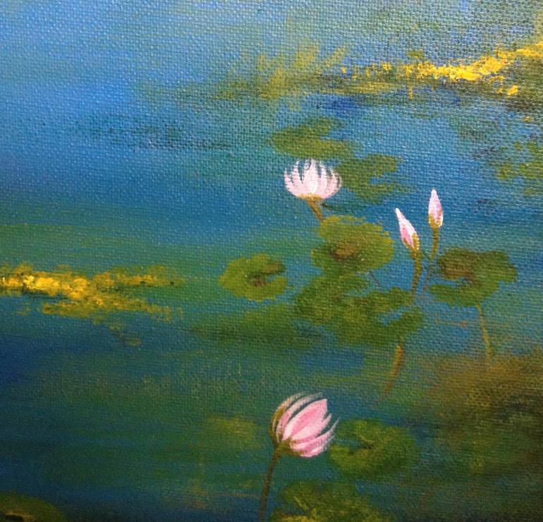 Original Impressionism Nature Painting by Kavita Muthanna