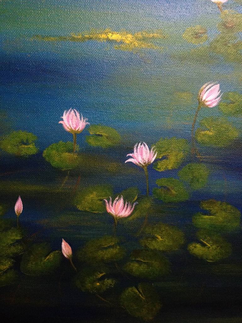 Original Impressionism Nature Painting by Kavita Muthanna