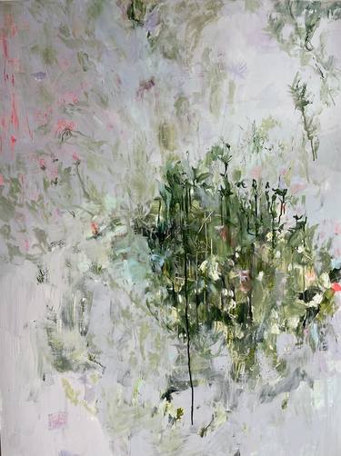 Original Abstract Botanic Paintings by Marie-Claude Lord