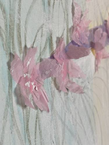Original Expressionism Botanic Mixed Media by Marcela Iriarte
