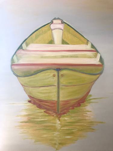 Original Boat Paintings by Marcela Iriarte