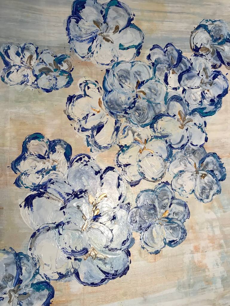 Original Floral Painting by Marcela Iriarte