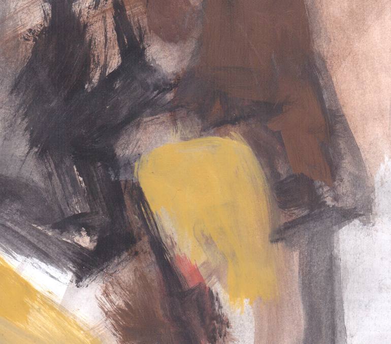 Original Abstract Expressionism Nude Painting by Xenia Rodotheatou