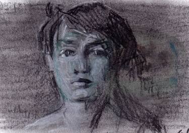 Original Portrait Drawing by Xenia Rodotheatou