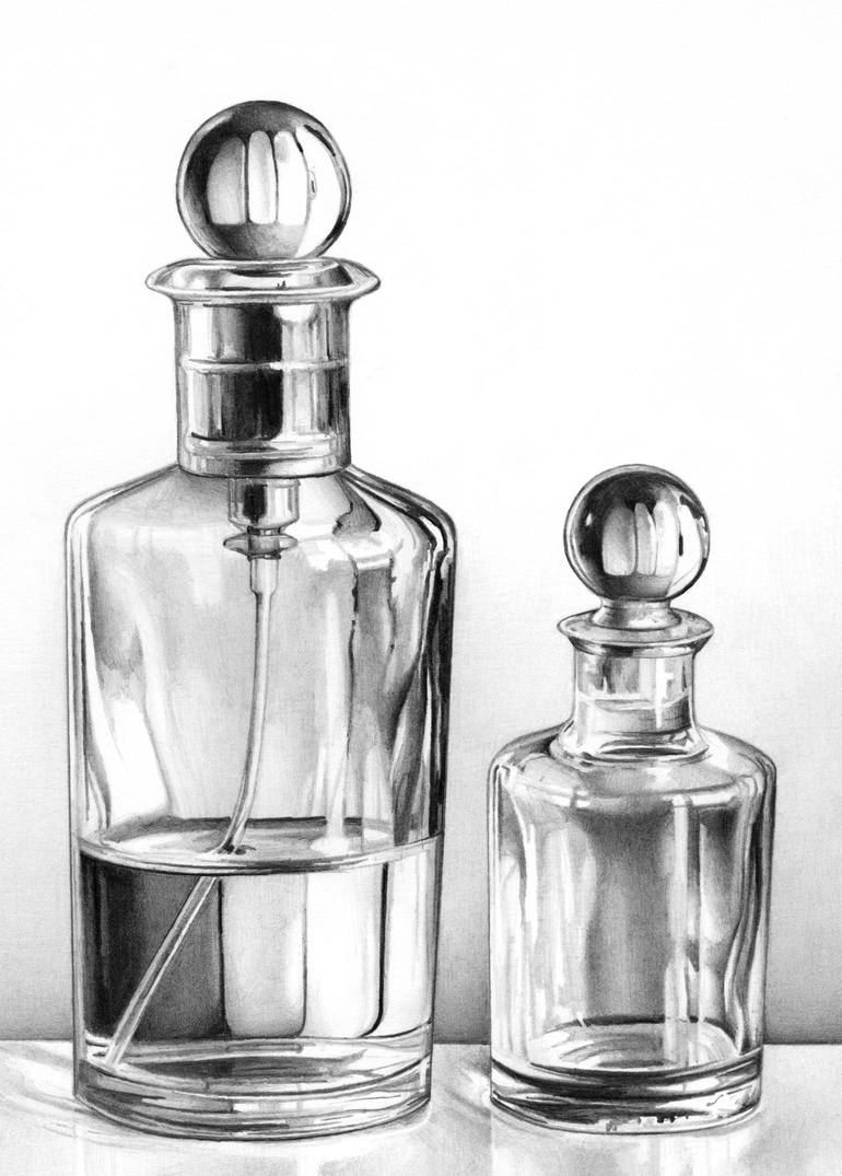 Images Of Glass Bottle Drawing