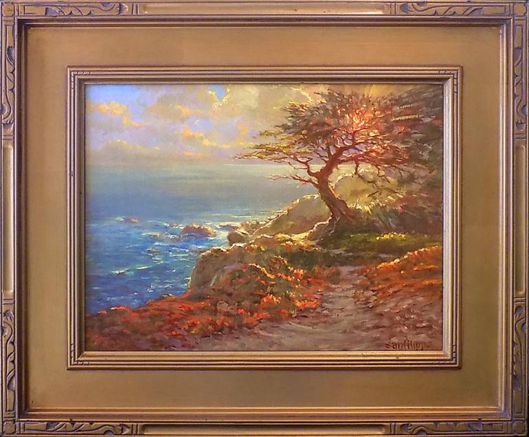 Original Impressionism Seascape Painting by Stephen Sanfilippo