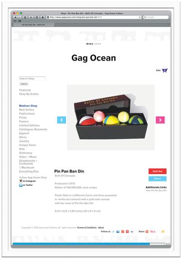 Pin Pan Ban Din By Gag Ocean Website, Madison Shop, Balls Of Concepts - Lightbox thumb