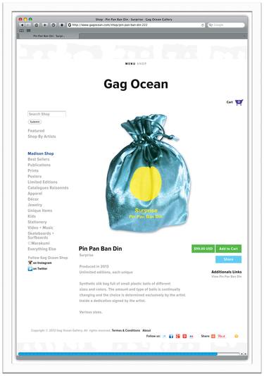 Pin Pan Ban Din By Gag Ocean Website, Madison Shop, Surprise - Lightbox thumb