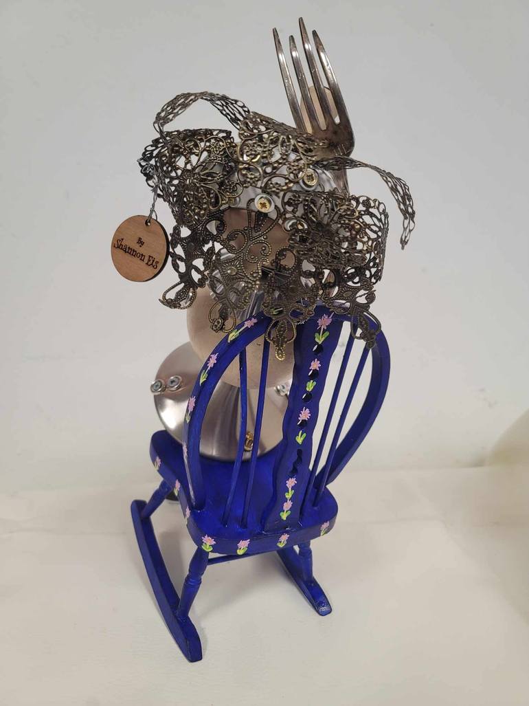 Original Surrealism People Sculpture by Shannon Eis