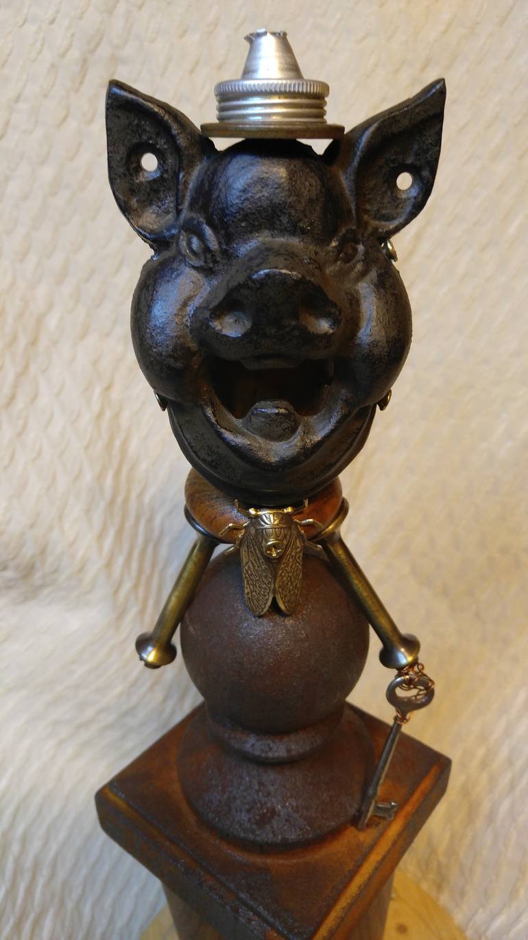 Original Abstract Animal Sculpture by Shannon Eis