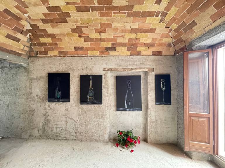 Original Minimalism Food & Drink Painting by Helen She