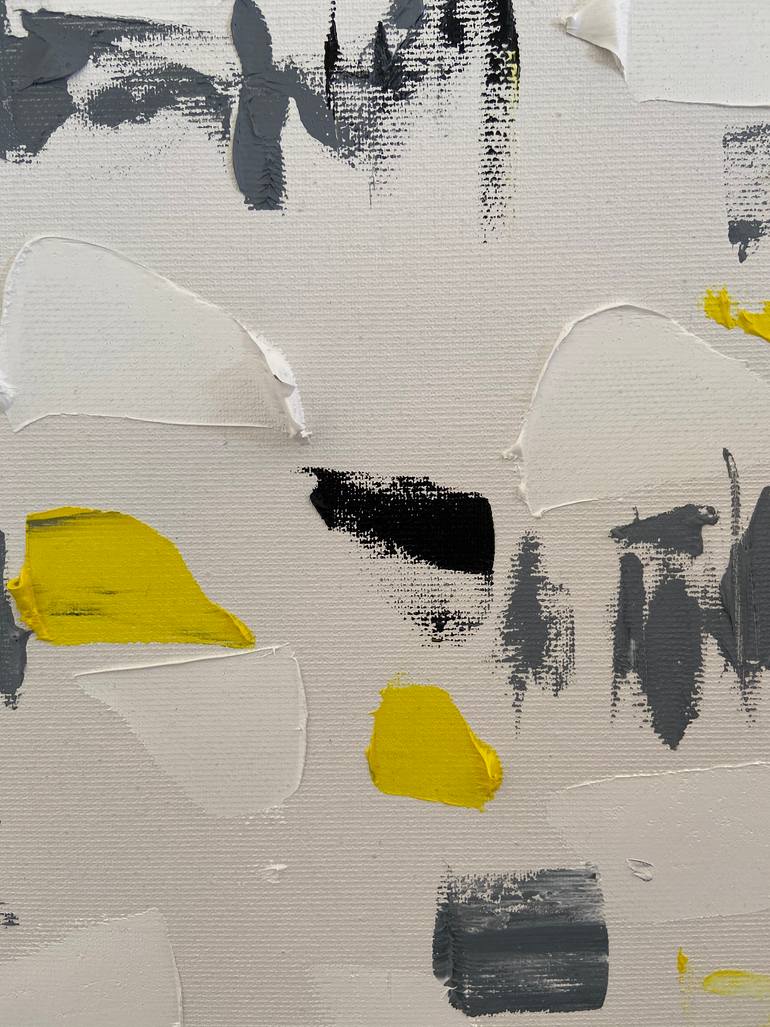 Original Art Deco Abstract Painting by Helen She