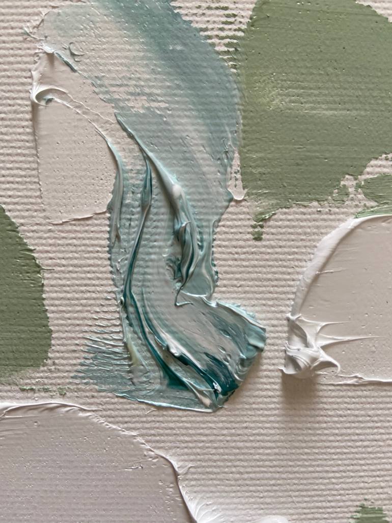 Original Art Deco Abstract Painting by Helen She