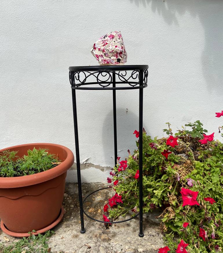 Original Art Deco Abstract Sculpture by Helen She