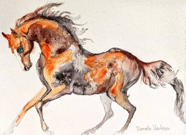 Equestrian horse art thumb
