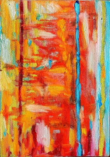 Original Abstract Expressionism Abstract Paintings by Daniela Vasileva