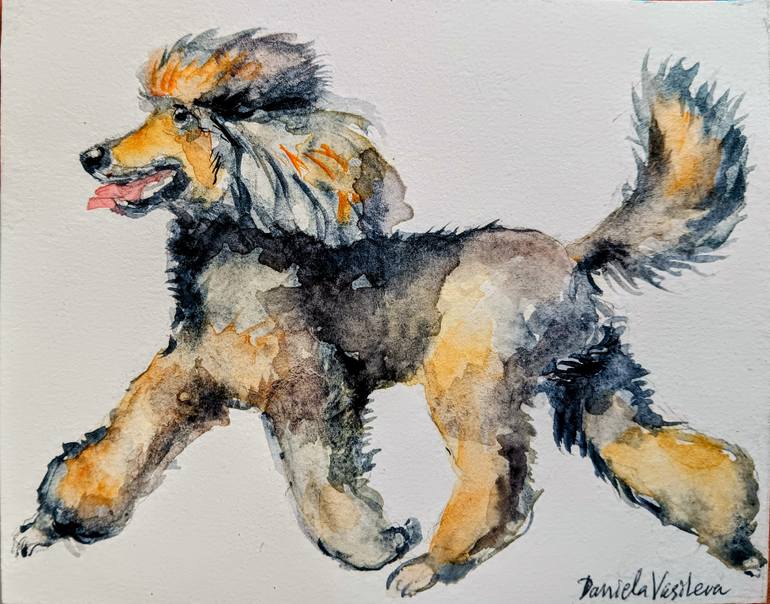 Original Figurative Animal Painting by Daniela Vasileva