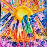Los Angeles Aurora by Daniela Vasileva