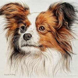 Papillon dog