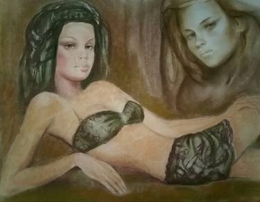 Print of Figurative People Paintings by Daniela Vasileva