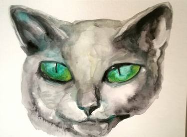 Original Realism Cats Paintings by Daniela Vasileva