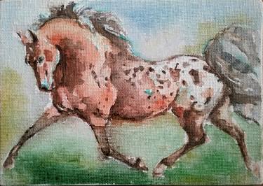 Print of Realism Horse Paintings by Daniela Vasileva